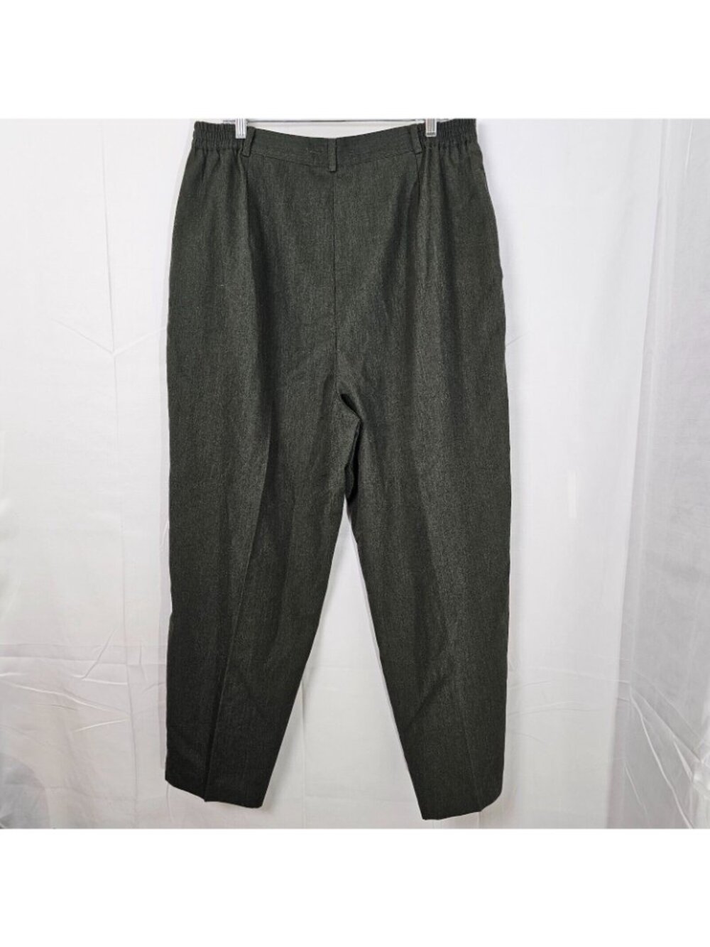 Vintage Spiegel For You Dress Pants Womens 20 36x27 Gray Tweed Office Bottoms - Picture 4 of 8